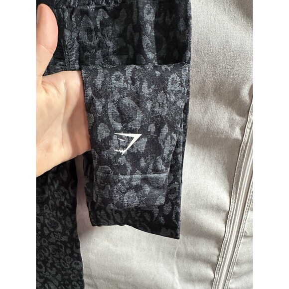 Gymshark Adapt Animal Seamless Leggings Butt Scrunch Black Extra Small Gym - Picture 6 of 7
